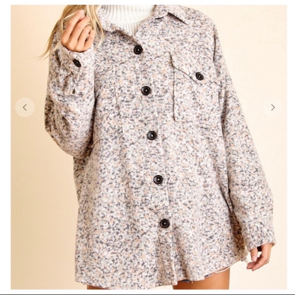 🧡🤍 Fabulous Chic Oversized Boyfriend Jacket! - Picture 3 of 5